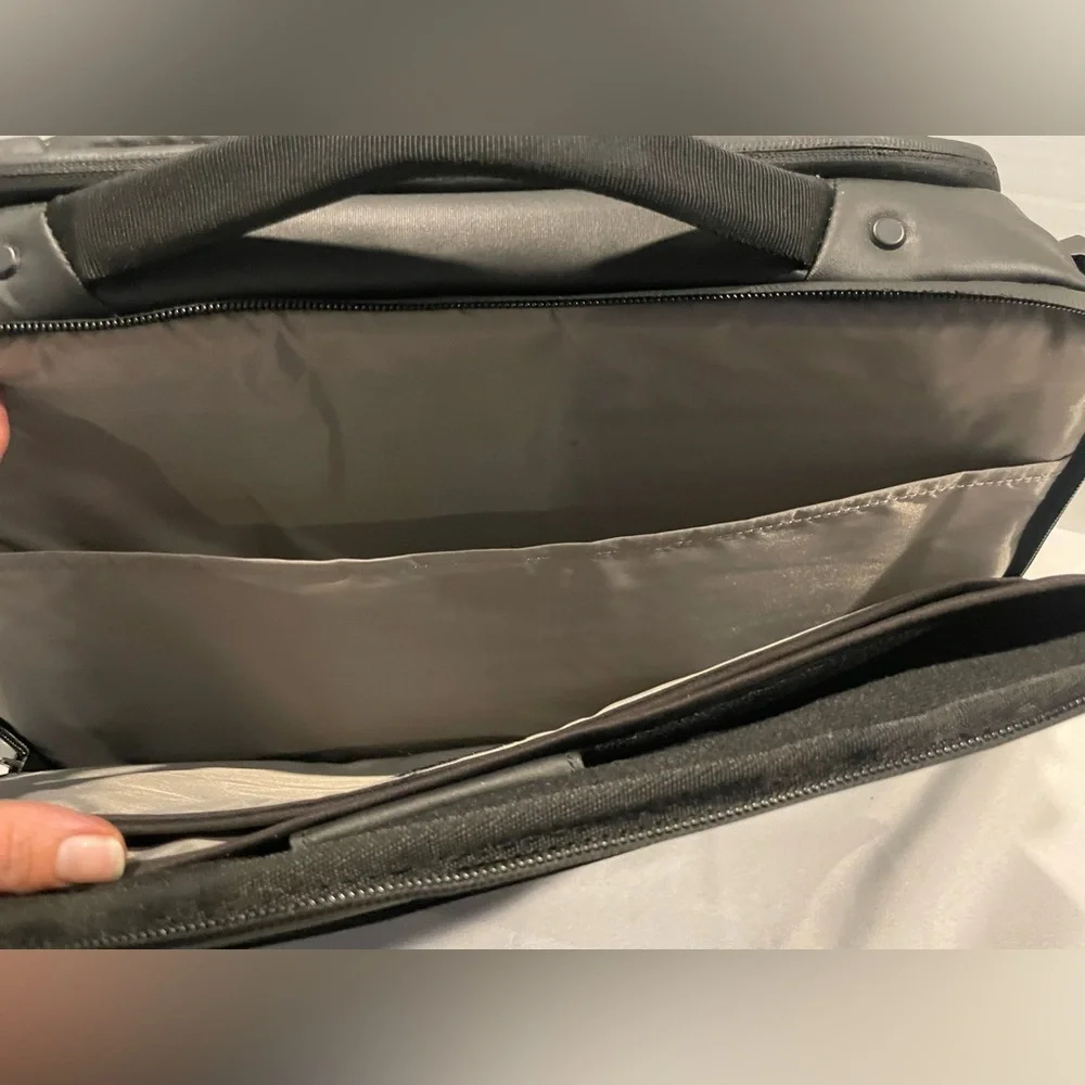 NOMATIC Graphite Gray Messenger Briefcase Laptop Crossbody Bag - Picture 6 of 7